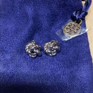 [Tory Burch] Rope Knot Stud Earrings
